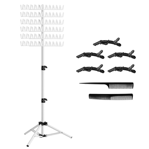 144 Pegs Braiding Hair Rack Standing,Hair Extension Holder Hanger,Hair Divider Rack for Braiding Hair Separator Stand