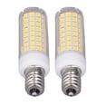 thumbnail image 1 of Bombilla LED tipo maíz (2 unidades, 102 LED, 10 W, regulable, cerámica, E12, ahorro de energía, para iluminación del hogar, CA de 100 a 120 V, luz natural), 1 of 14