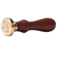 thumbnail image 1 of Sello de sellado de madera, mango de madera europeo, sello de sellado de cera antiguo, sello antiguo de alta capacidad, 1 of 9