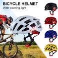 thumbnail image 2 of VALINK Bicycle Helmet with Warning Light Luminous Insect Proof Net Mountain Road Cycling Equipment for Men, 2 of 7