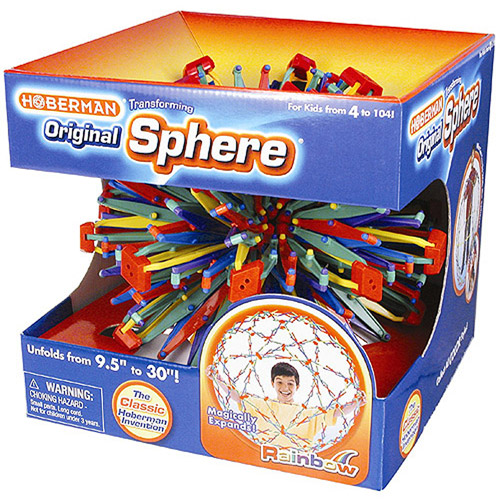 Rainbow Expanding Toy Ball Multicolor 5-12/" M1301HC Mini Hoberman Sphere