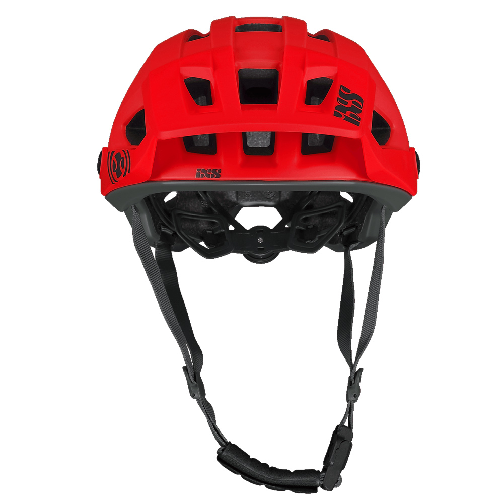 iXS Trigger AM All Mountain/Enduro Bicycle Helmet, Flou Red, SM(54-58cm)