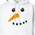 thumbnail image 3 of Inktastic Snowman Face Adult Hoodie Sweatshirt, 3 of 4