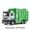 Garbage Truck Green, variant on 1:32 Scale Dual Hook Wrecker & Sanitation Garbage Truck Diecast Model, Alloy Metal Pull Back City Engineering Vehicle with Movable Tow Hooks & Functional Garbage Bin, Realistic Collectible Urban Work