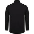 thumbnail image 2 of Henbury Mens Long Sleeve Cotton Rich Roll Neck Top / Sweatshirt, 2 of 5