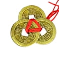 thumbnail image 2 of Minnieouse 3 uds monedas chinas de cobre aleación china buena suerte monedas riqueza éxito fortuna regalos de cumpleaños Type1 NO1, 2 of 6