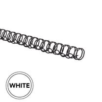 GBC WireBind Binding Spines, 3/8", White, 100 Pack