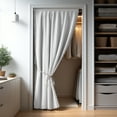 thumbnail image 3 of ZOPZO Blackout Curtains with Hook-and-Loop, Star White, 31W x 51L Inch, Easy Install for Kitchen and Bedroom Windows, 3 of 9