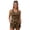 Brown Animal Leopard, variant on Vibrant Stars American Flag Print Modest Tankini Swimsuits for Women, 2 Piece Athletic Womens Bathing Suits Blouson Tank Tops & Board Shorts with Pockets, 3XL