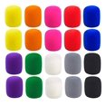 thumbnail image 1 of Luckkyme, 20 Uds., cubierta de micrófono de espuma colorida, parabrisas de micrófono de mano grueso de grado superior, 10 colores, 1 of 5