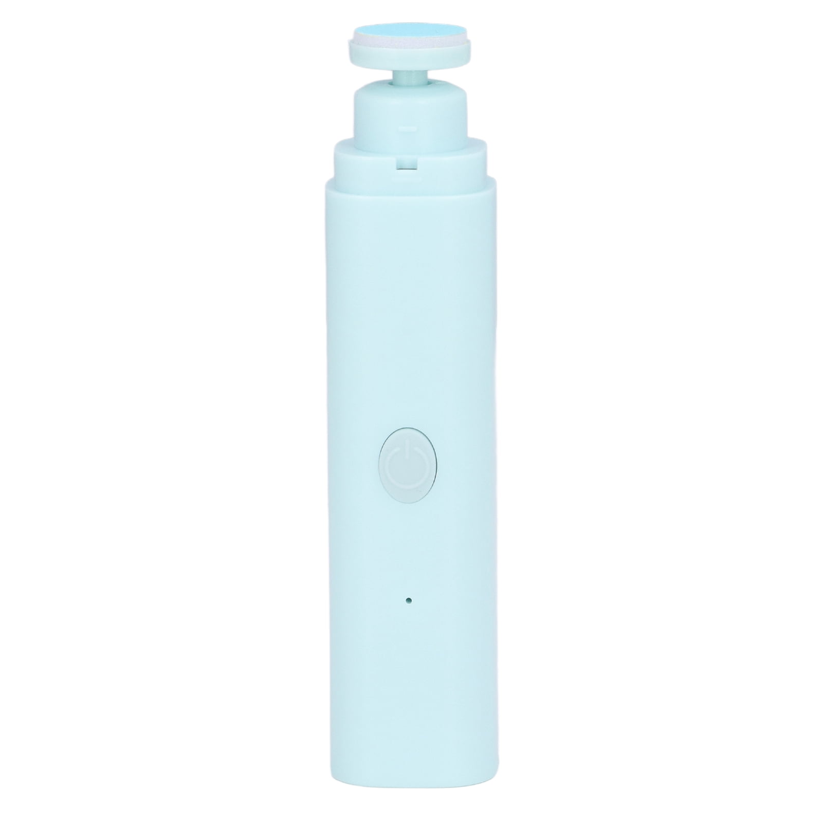 Electric Nail File Baby, Multifunction Baby Nail Trimmer Electric With 6 Grinding Heads For Home Blue