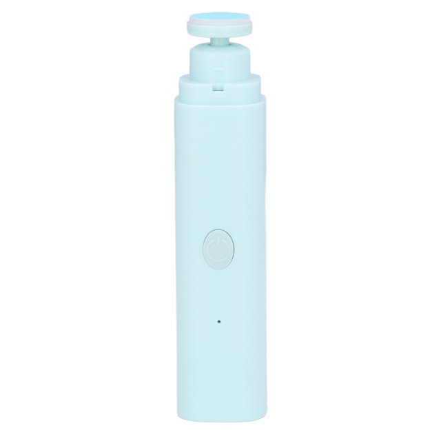 Electric Nail File Baby, Multifunction Baby Nail Trimmer Electric With 6 Grinding Heads For Home Blue