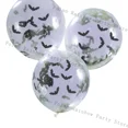 thumbnail image 3 of 10 globos de aire de confeti de murciélago de Halloween de 12 pulgadas, globos de lentejuelas de murciélago para decoraciones de Halloween, suministros para fiestas de cumpleaños y festivales, 3 of 4