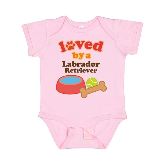 Inktastic Labrador Retriever Loved by a Boys or Girls Baby Bodysuit