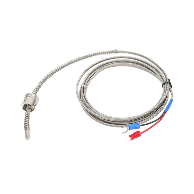 Sensor De Temperatura De Acero Inoxidable, Proceso Unificado, Duradero, Fuerte, Antiinterferencia, Termopar Resistente A La Corrosión Para La Industria Química ANGGREK 2 metros