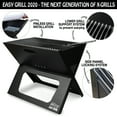 BBQ Croc 19" Portable Easy Grill, Premium Folding XGrill for