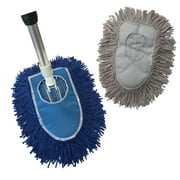 Triangle Dust Mop Kit: 4 Piece industrial closed loop dust mop kit