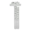 thumbnail image 6 of Unique Moments Lab Grown 2 Carat Diamond Radiant Solitaire Bridal Set, Engagement Ring for Women 10K White Gold, 6 of 6