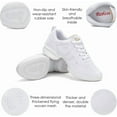 thumbnail image 4 of Women's Jazz Shoes Lace-up Sneakers Modern Dance Shoes Platform Walking Dance Shoes-009, 4 of 12