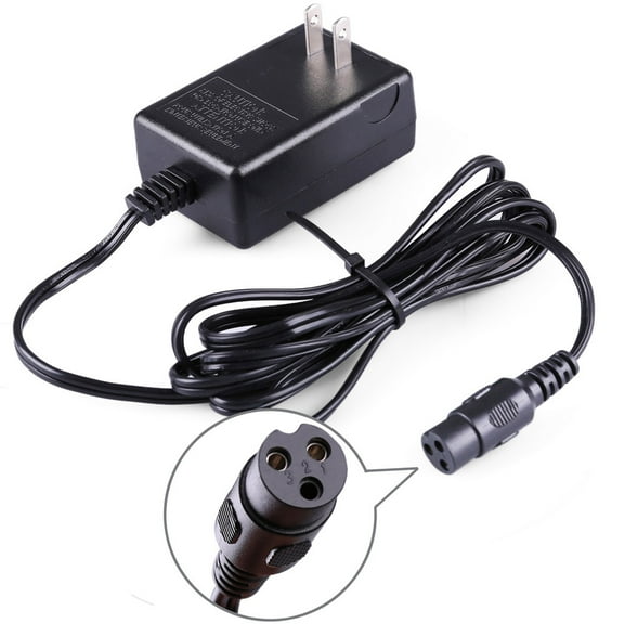 LotFancy 24V 0.6A Scooter Battery Charger for Razor E100, E125, E150,E200, E225, E300
