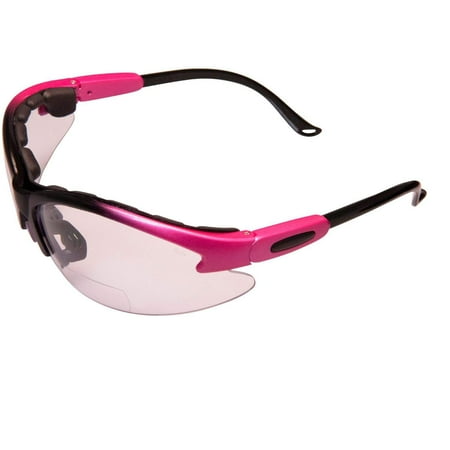 

Spits Eyewear Cougar Foam Padded Bifocal Safety Glasses (Magnifier: 1.75 Frame Color: Two Toned Pink)