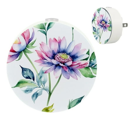 

YZUOUZY Lamp for Bedroom Night Lights Bedside Lamps Set of 2 Dahlia Marigold Wildflower Plant