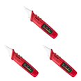 thumbnail image 4 of Kenally ANENG 12 V-1000 V pluma eléctrica sin contacto herramientas probador de voltaje Detector suministro hogar profesional reparación rojo Type1 NO1 Kenally CBP318663, 4 of 6