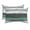 Green, variant on Turquoise Teal Outdoor Pillows for Chaise Lounge Chair Beach Headrest Pillow Set of 2 Waterproof Lumbar Pillows with Insert&Strap Farmhouse Retro Ombre Wooden Grain Pillow for Patio Pool 12"x20"
