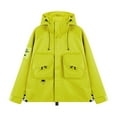 thumbnail image 1 of Chaquetas y abrigos casuales con capucha de manga larga para mujer, camisetas lisas, blusas de manga larga, blusas casuales, chaquetas cortavientos, chaquetas con capucha, conjuntos para senderismo al, 1 of 2