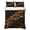 Brown, variant on Twin Quilt Set 68''x86'', Country Dragonfly Lightweight Summer Bedspread Coverlet Set with 2 Pillow Shams, Retro Oil Painting Wooden Grain Breathable All Season Quilt Bedding for Dorm/Bedroom