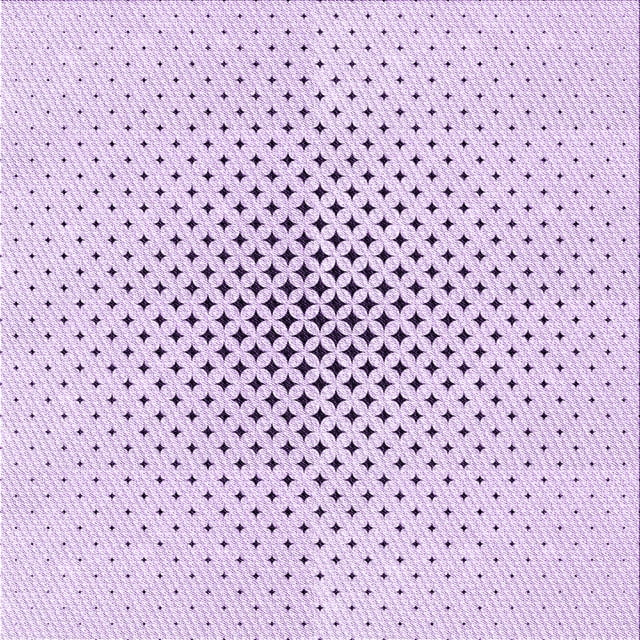 Ahgly Company Machine Washable Indoor Square Transitional Orchid Purple Area Rugs, 6' Square