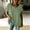 Light Green, variant on Delayuji Women's Linen Tshirt Crew Neck Short Sleeve Casual Tee Soft Comfy Versatile Top Summer Daily Wear