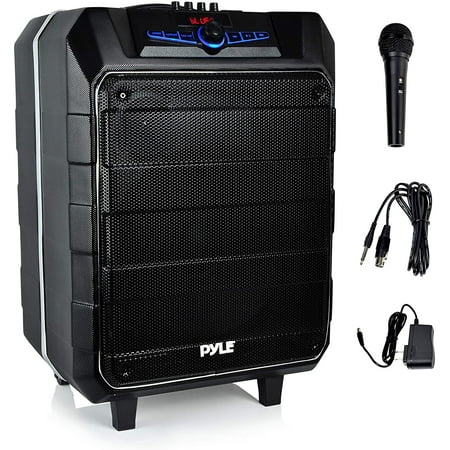 bluetooth karaoke microphone loudspeaker talkover stereo mp3 speaker sd micro usb fm portable pa system active