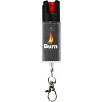 Burn Pepper Spray Police Strength Self Defense - 1/2oz Black