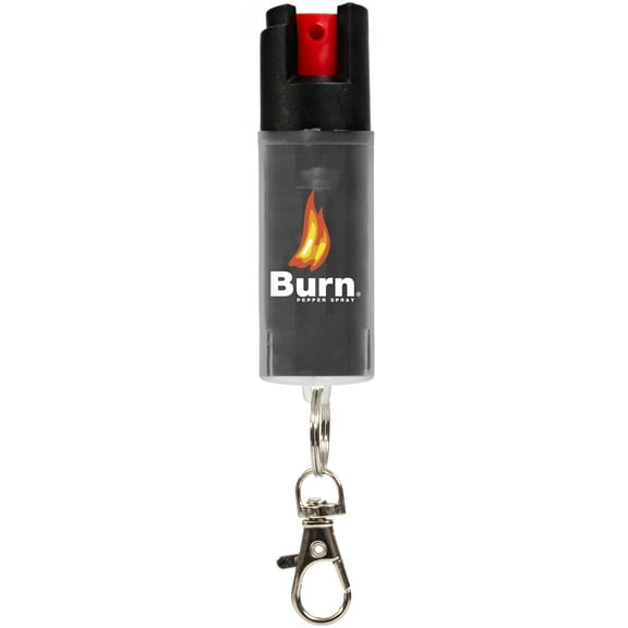 Burn Pepper Spray Police Strength Self Defense - 1/2oz Black