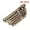 M3, variant on 1/6Pc Cobalt Screw Thread Tap Drill Bit M35 Hss-Co Spiral Flutes Metric M3-M10 Machine Tap Right Hand Stainless Steel Metal Tool 6Pcs Smile Home