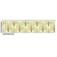thumbnail image 3 of Nature Upholstery Fabric by the Yard, Cartoon Drawn Spring Summer Garden Forest Trees and Leaves Illustration, Decorative Fabric for DIY and Home Accents, Cream Green Dark Peach by Ambesonne, 3 of 5
