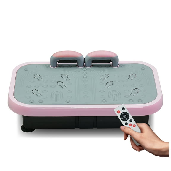 Vibration Plate Fitness Platform with handle Whole Body Exercise Machine with 120 Speed Levels, Lymphatic Drainage, Fat Burning, and Weight Loss, Perfect for Women, Men, and Home Gym exercise