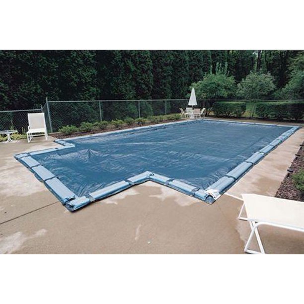 GLI Pool 452440REEST5BX 24x40ft Rectangular Estate Solid Winter Pool Cover