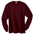 thumbnail image 3 of Camiseta de manga larga Hanes TAGLESS, Deep Forest, XX-Large Hanes 5586, 3 of 3