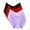 Hot Pink, variant on 4 Pack Women's Full Coverage Underwear Plus Size High Waisted Briefs Multipack Cotton Comfort Ladies Panties XXL Size Black