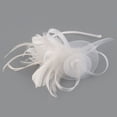 thumbnail image 4 of Mesh Feathered Hairhoop Evening Dress Headband 1920s Masquerades Hair Decoration, 4 of 9