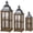 Brown, variant on A&B Home Window Scape Lanterns - Brown - Set of Three-Color:Brown,Style:Classic Vintage