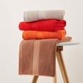 thumbnail image 3 of Large Bath Towels, Bath Towels Large, Egyptian Cotton Towels, Adult Extra-large 220g Plain Color Bath Towel, Highly Absorbent Towel for Bathroom, Shower & Daily Use, 3 of 5