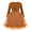 Light Brown, variant on Toddler Tutu Dress Little Girls Fall Winter Long Sleeve Holiday Party Tulle Dresses