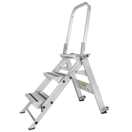 UPC: 0898140000031 | Xtend & Climb Utility Step Stool  Silver 2KFG5