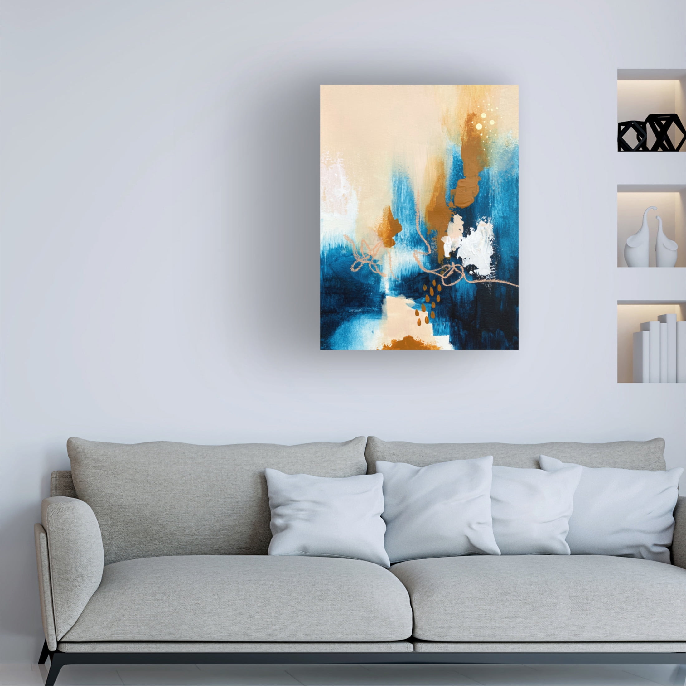 Trademark Fine Art Alyson Storms  Harvest Reflections 3 Canvas Wall Art
