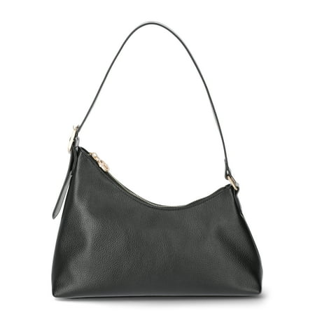 Time and Tru Women's Ashlyn Shoulder Handbag, Black