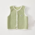 thumbnail image 1 of RXIRUCGD Fashionable Children's Plush Camisole Jacket For Wearing Baby Cardigans Outside( Green, Size:9 Months ), 1 of 3
