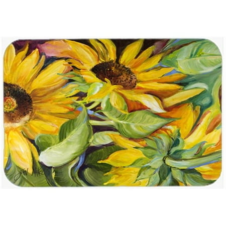 

Carolines Treasures Sunflowers Glass Cutting Board Large